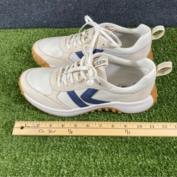 KEEN KS86 Retro Sneakers Men\'s 9 Birch/Star/White Leather & Mesh Lightweight main image 5